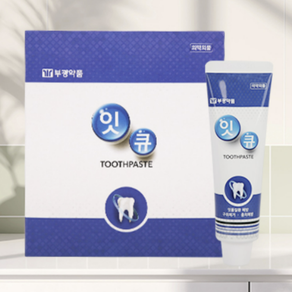 <b>부광약품</b> 잇큐치약 125g 4개 미백치약