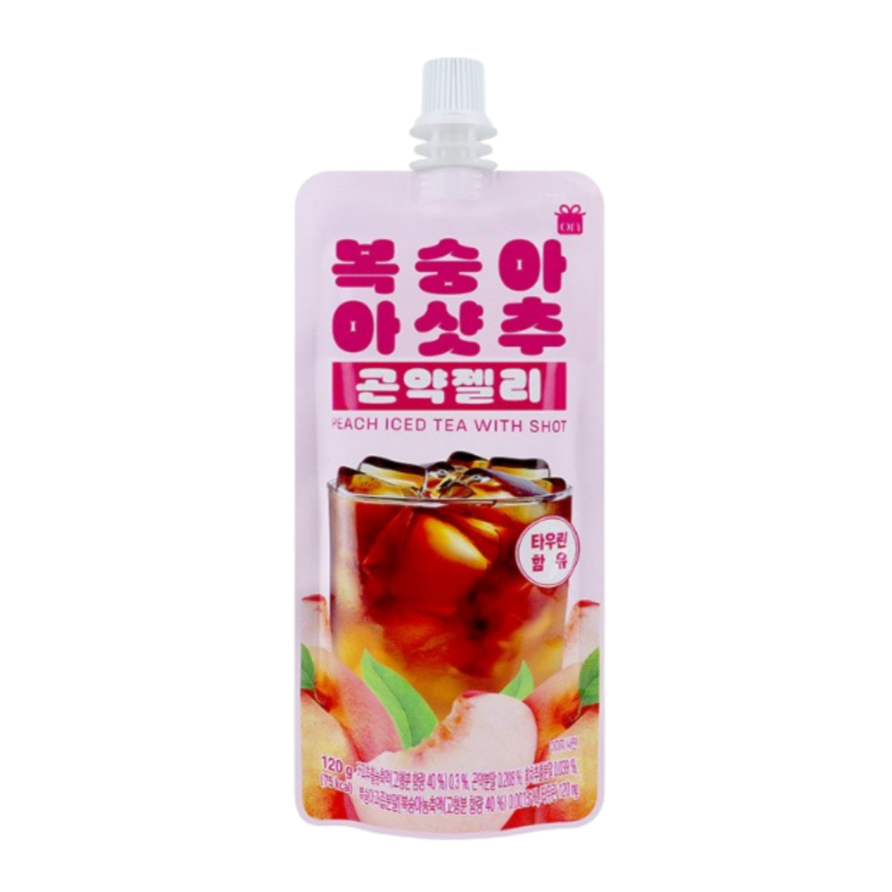 온실 복숭아 아샷추 곤약젤리 120g 1개 아이스티 아메리카노 다이어트 간식