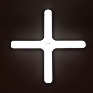 동성 직관형 가정용 led 형광등 LED 십자등 60W 고정형led등기구 더쎈 십자 등