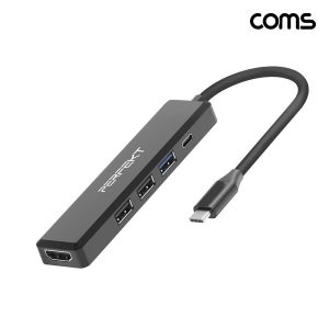 Coms USB C타입 멀티허브 HDMI 4K@30Hz PD100W USB 3.0