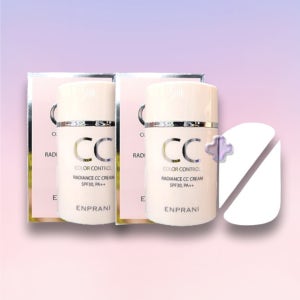 엔프라니 래디언스 씨씨크림 SPF30/PA++ 50ml 2개 +뷰니오 퍼프2P 윤광 결광 생얼비비(26.07.21까지)
