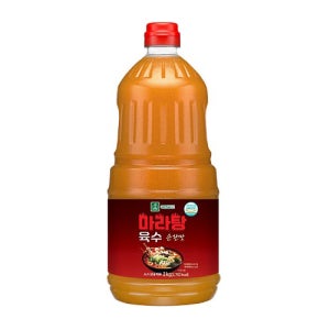 이엔 마라탕육수 순한맛 1.8L x6봉 업소용 대용량 마라베이스 마라육수