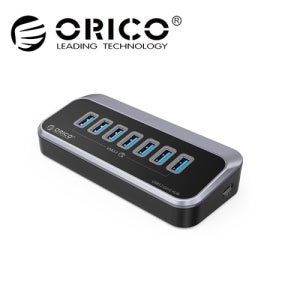 [오리코 국내 대리점 무료배송] ORICO M3U3-7A (블랙) 무전원 & 유전원 검용 USB허브