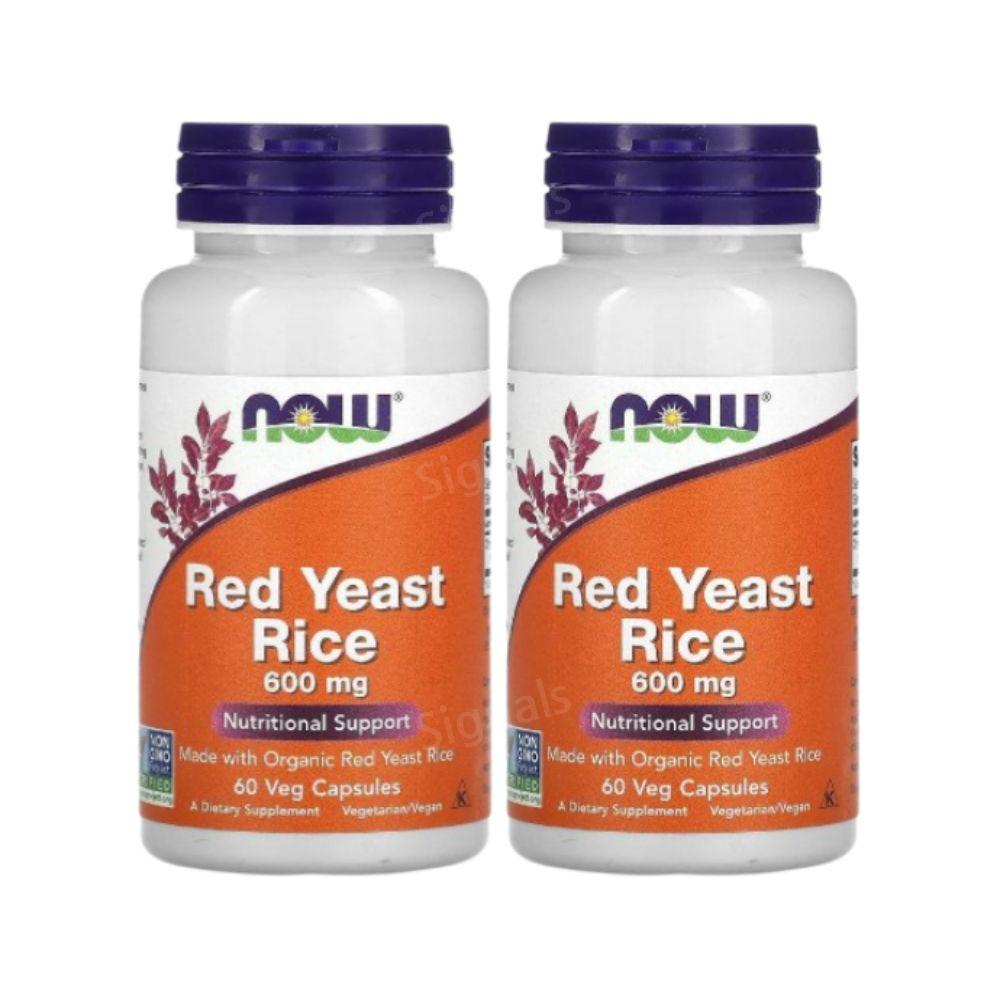 <b>나우푸드 홍국</b> 레드이스트라이스 600mg 60캡슐 2개 RedYeastRice