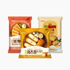 [맛보기패키지] 치즈킹+볼케이노+고추바사삭 돈카츠 ( 총3팩)