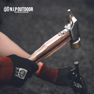 N.I.P 팩 망치 / 캠핑 단조팩 파운딩 헤머 우드 스테인리스 동망치
