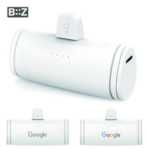 초미니 도킹보조배터리 P20 5000mAh 레이저각인 컬러인쇄