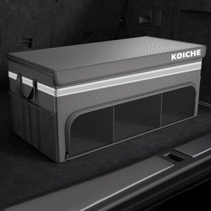 코이체 최신형 2단 멀티 신발 수납함 편리한 자석커버 트렁크 정리함