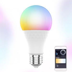 데일리 IOT 스마트 LED 벌브 9W RGB 램프 밝기조절 색온도 KS