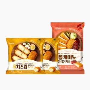 [굽네] 치즈킹 돈카츠 2팩 + 볼케이노 돈카츠 1팩