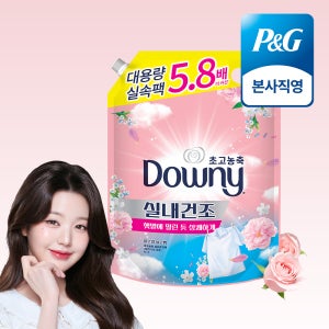 다우니 엑스퍼트 실내건조 플로럴 블로썸 초고농축 섬유유연제 리필 4.1L 1개