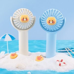 카카오프렌즈 3단계 바람조절 미니 파워 휴대용 선풍기 춘식이버전