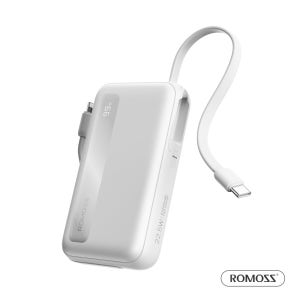 로모스 보조배터리 22.5W 고속충전 10000mAh, PPR10 화이트 동시충전