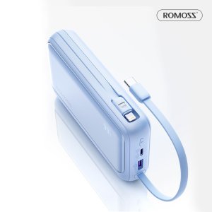 로모스 보조배터리 22.5W 고속충전 20000mAh, PPR20 블루 동시충전