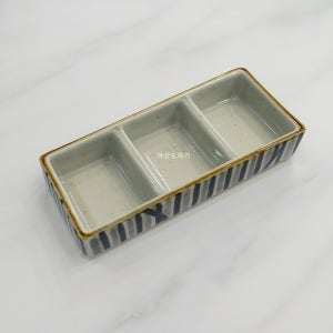 미니멀 트리플 플레이트 나눔 소스 종지