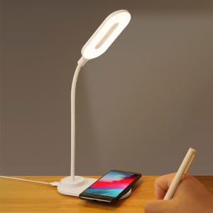 비즈 2in1 고속 무선충전기 15W LED 스탠드조명 BZ-LW200