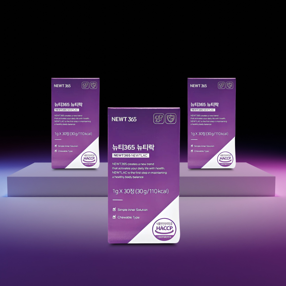 <b>뉴티</b>365 <b>뉴티</b>락 365 프로파이오 틱스 유산균 30정, 3개