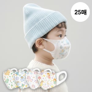 메디케이알 메디앙 프렌즈 새부리형 어린이 아기 유아마스크 25매
