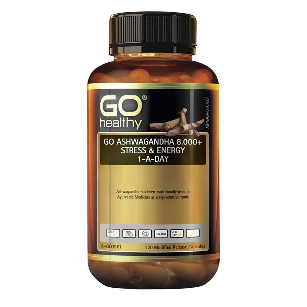<b>GO Healthy</b> <b>고헬씨</b> 아슈와간다 8000 <b>에너지</b> 원어데이 120베지캡슐 x2개