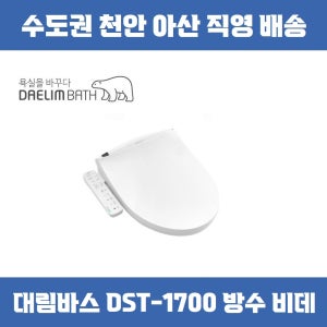대림바스 DST-1700 방수 비데 자동살균 노필터 LED 조명 직영배송 택배발송