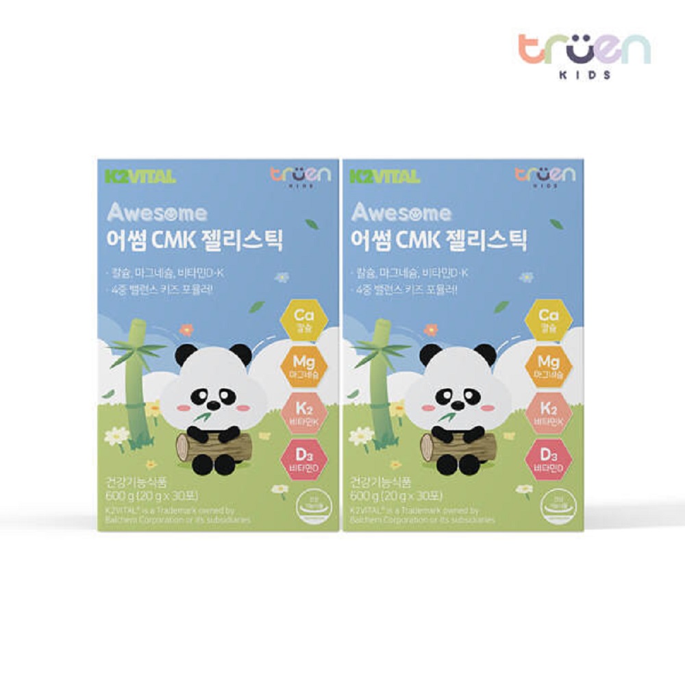 어썸 CMK 젤리스틱 30포 2BOX+랜덤<b>비타민</b> 12정