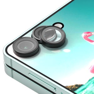 로랜텍 빛번짐 방지 렌즈 프레임 풀커버 강화유리 카메라필름 갤럭시Z 플립7, 1매입