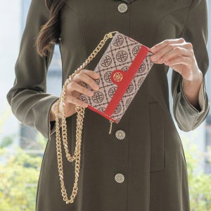 갤럭시 A50 카드 지갑 케이스 카리나 핸드백 다이어리 레드 (KGS), 갤럭시A50