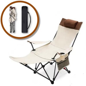 Frec 접이식 경량 캠핑의자 (고급형)/리클라이너 릴렉스체어 피크닉 캠핑 휴대용 의자