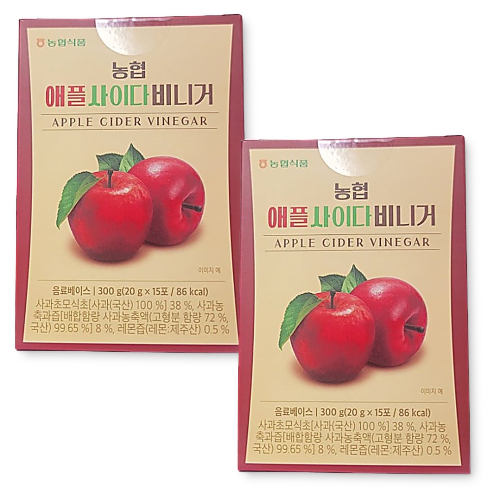 비타민C 농협 애플사이다비니거 애사비 제주산 <b>레몬</b> 2<b>박스</b>
