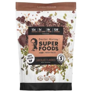 닥터머레이 슈퍼 푸드 3가지 씨앗 프로틴 파우더 초콜릿 맛 453.5g(16oz)