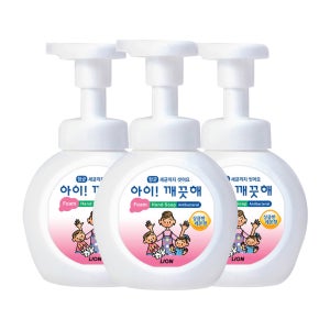 아이깨끗해 핸드워시 용기 레몬향 250ml, 3개