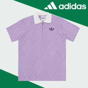 [25 FW] 아디다스 오리지날 테니스 폴로 프로 JL9676 남자 퍼플 카라 반팔 티셔츠