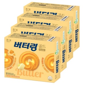 버터링 골드 사무실 탕비실 어린이 간식 194g 4개