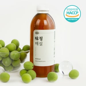 HACCP인증 푸딘 미청 매실 하동 매실청 매실액기스 1000ml 선물 매실액