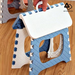 플라스틱 접이식 의자 간편 폴딩 스툴 캠핑 낚시 체어