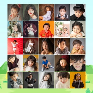 돌사진 주니어사진 파노라마촬영상품 ai영상제작