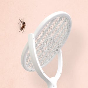 회전형 전기 모기채 파리채 파리 벌레 모기 퇴치용 여름 캠핑 휴대용 베스트 해충킬러