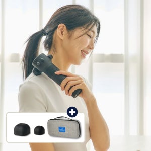 코어힐 딥포인트 마사지건 전동 핸디 휴대용 목 어깨 등 근육 마사지기 진동 안마기 딥건 고속