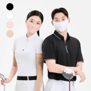 UV쉴드 여름 마스크 자외선차단 골프 테니스 등산 쿨 코뚫린 숨쉬기편한마스크 귀걸이형