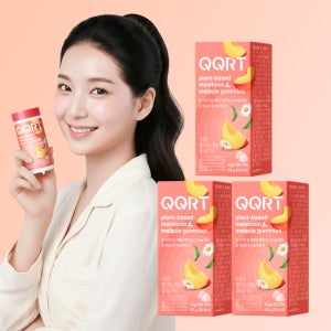 QQRT 식물성 멜라토닌 2mg 효과 젤리 미국 멜라토닌 복숭아맛 멜라클구미 20정 3박스