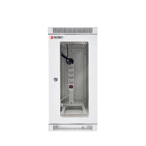 세로형 허브랙 4U H600 D450 W280 PC 본체 보관함 흰색 DW-VH600