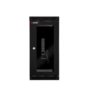 세로형 허브랙 4U H600 D450 W280 PC 본체 보관함 블랙 DW-VH600B