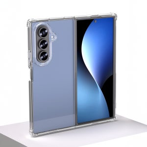 방탄 범퍼 젤리케이스 1+1 투명, 갤럭시Z 폴드7 지폴드7