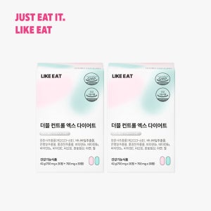 라이킷 더블 컨트롤 엑스 다이어트 바나바잎 혈당관리 혈당스파이크 60정, 2개