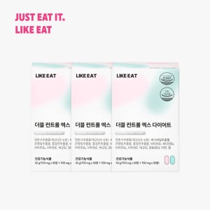 라이킷 더블 컨트롤 엑스 다이어트 바나바잎 혈당관리 혈당스파이크 60정, 3개