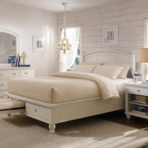 미라지가구 iCB-412-Egg 원목 수납형 침대 킹 프레임 K