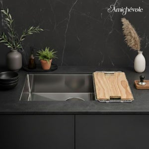 아미체볼레 사각싱크볼 싱크대 주방 씽크대 씽크볼 상판 교체 개수대 싱크볼 AMSF780