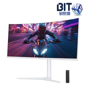 비트엠 Newsync P34LGQ 패스트 165 나노 IPS HDR 화이트 무결점 (포토상품평 3,000)