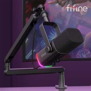 FIFINE AM8 피파인 마이크 다이나믹 방송용 스탠드 녹음 유튜버 먹방 + 거치대 세트