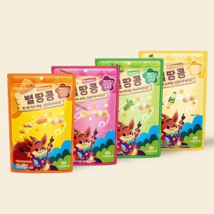 너츠포레스트 시그니처 별땅콩 120g 4봉 세트